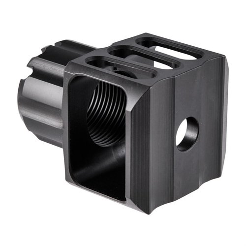 LOUD AND FLASHY 24mm vaimennin vähentää rekyyliä ja nousua, samalla kun se parantaa ääntä ja salamaa, 17-4ph ruostumattomasta teräksestä.