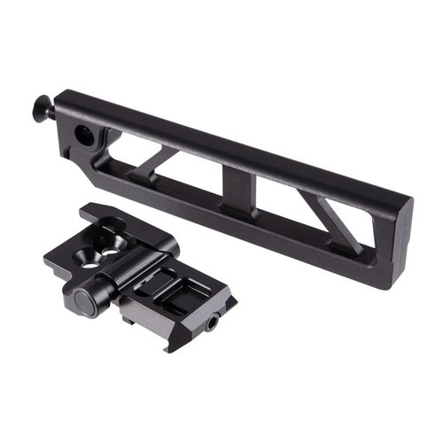 JMAC:n 6-tuuman Skeletonized Tube on kevyt ja kestävä, jossa on 6 asentoa, QD Sling Sockers ja yhteensopivuus SIG:n taittomekanismien kanssa.