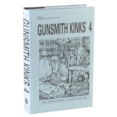 GUNSMITH KINKS® VOLUME IV tarjoaa 569 käytännön vinkkiä, työkaluja ja liiketoimintaohjeita, jotka helpottavat aseiden korjaamista ja parantavat tuottavuutta.
