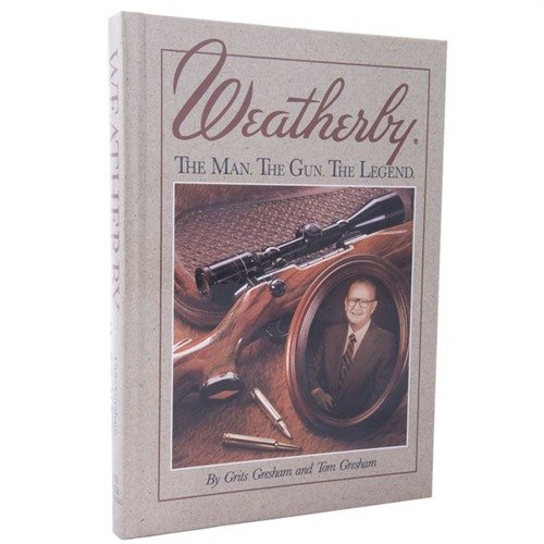 WEATHERBY: THE MAN. THE GUN. THE LEGEND. on 290 sivua tarjoaa kattavan oppaan Weatherby kivääreistä, sisältäen historian ja erittelyn klassikoista.