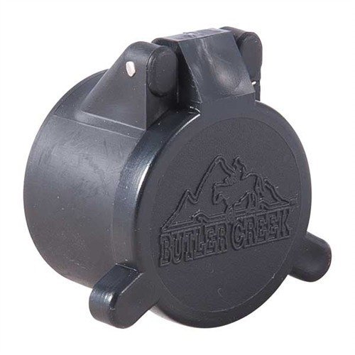 Säänkestävä, pölytiivis ja kosteudenkestävä FLIP-OPEN OBJECTIVE LENS COVER #28 suojaa kiikarin linssejä vaurioilta ja avautuu helposti sormipaineella.