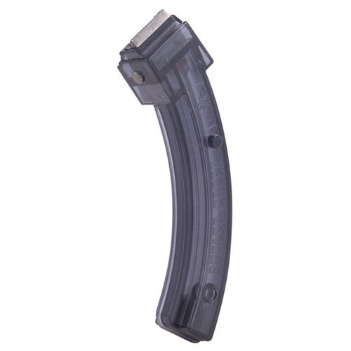 Butler Creekin RUGER 10/22 25RD MAGAZINE on kestävä, itsevoiteuttava polymeerimagasini, joka pitää 25 laukauksen .22LR patruunoita ja mahdollistaa nopean lataamisen.