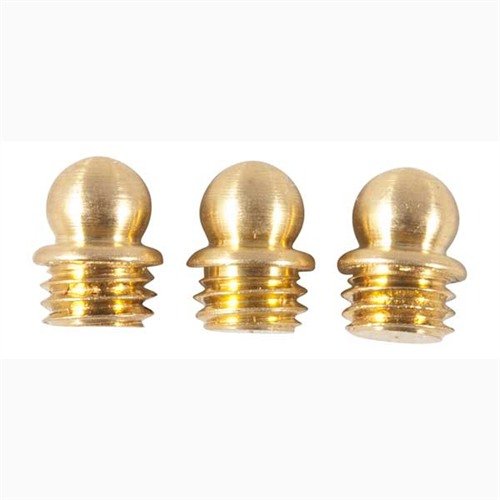 Bradley Gunsightin SIGHT BEADS - kestävä messinkinen etusiteen helmi, joka tarjoaa tarkkuutta ja lujuutta. Saatavilla kultaisena ja hopeisena, 3 kpl pakkauksessa.