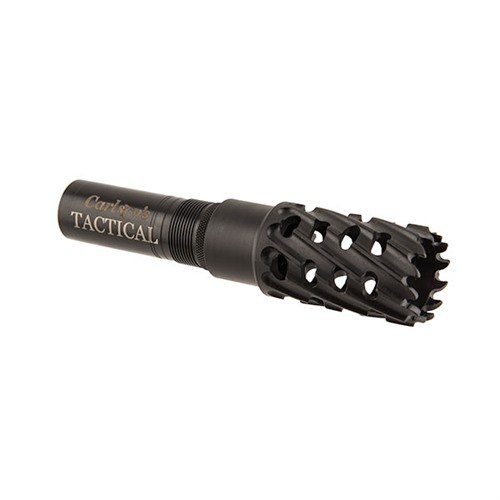 Carlsonin Tactical Muzzle Brake - vähentää merkittävästi rekyyliä, valmistettu 17-4 Heat Treated Stainless Steel, Extra Full -rakenteella, täydellinen metsästykseen ja puolustukseen.