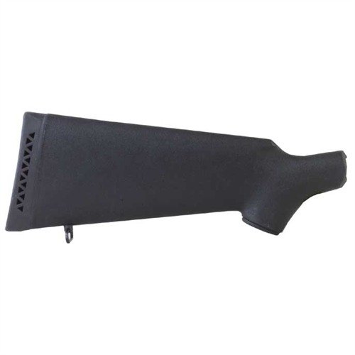 H&R SYNTHETIC BUTTSTOCK on kestävä polypropylene-materiaali, joka sopii täydellisesti alkuperäiseen, sisältää kumisen takaisinottoalustan ja sling swivel studit.