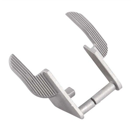 Caspianin 1911 High Capacity Beavertail Grip Safety ja ambidextrous safety ovat CNC-koneistettuja 4140 carbon steel -materiaaleista, vaativat asehuoltajan sovittamisen.