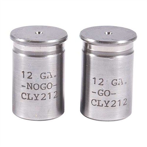 CLYMER Go & No-Go Headspace Gauge Setit tarjoavat tarkkaa mittausta ja turvallista toimintaa aseillesi, mukana kestävä säilytyskotelo.