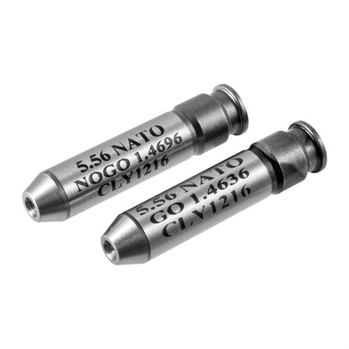 CLYMER Go & No-Go Headspace Gauge Set takaa tarkat mittaukset ja turvallisen toiminnan aseissasi, sisältäen kestävässä kotelossa sekä Go- että No-Go-mittarit.