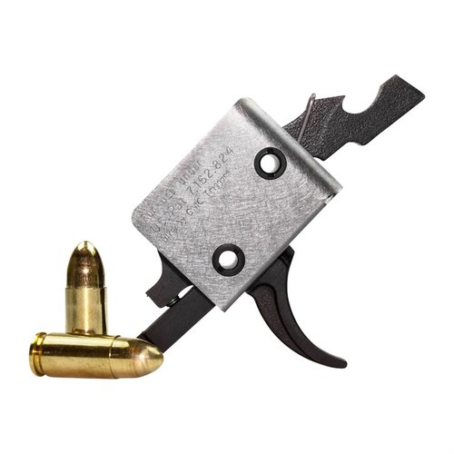 CMC Triggers AR-15 PCC 9mm Trigger tarjoaa erinomaisen tarkkuuden ja nopean laukaisun, mikä parantaa suoritustasi kilpailuissa ja ampumaradalla.