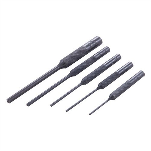 Brownells AR-15 Roll Pin Punches tarjoavat kestäviä, tarkkuustyökaluja, joiden pallopäinen kärki estää liukumisen ja takaa tarkan kohdistuksen pinneissä.