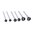 FRIEDR. DICK GMBH INSTRUMENT SCREWDRIVER SET, ALUMINUM HANDLE