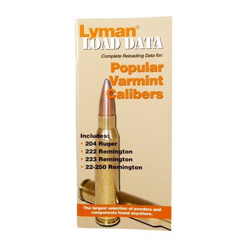 LYMAN LOAD DATA BOOK 20, 22 CAL tarjoaa kattavat lataustiedot ja ohjeet, jotka auttavat tarkkuusammunnassa ja latausprosessin optimoinnissa.