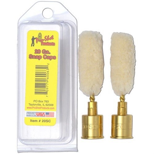 20 GAUGE. SNAP CAPS ovat erinomaisia harjoitteluun, sillä ne mahdollistavat turvallisen laukaisun ilman patruunoita, suojaten aseesi mekanismeja.