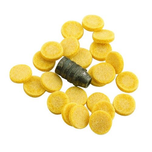 Traditions Wonder Wads 44-45 Cal Revolver Wads tarjoavat erinomaisen tiivistyksen ja suojaavat lippaita, parantaen tarkkuutta ja vähentäen savua.