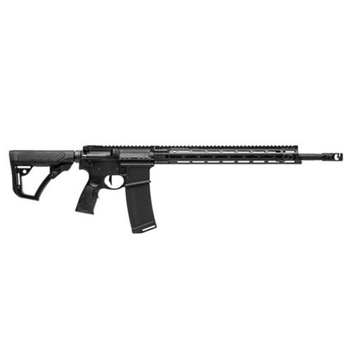 DDM4 V7 PRO yhdistää huipputeknologian ja ergonomian, 18" Cold Hammer Forged -kivääriputki, Geissele-triggeri ja MFR 15.0 M-LOK -rauta tarjoavat tarkkuutta ja nopeutta.
