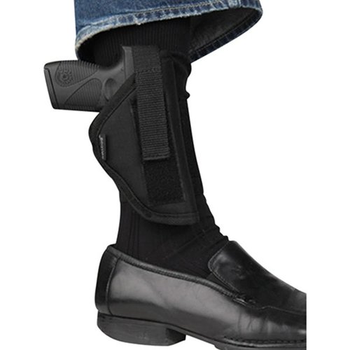 Bulldog RH Black Ankle Holster Rev 2-2 1/2 in bbl tarjoaa mukautuvan ja turvallisen kantamisen, joka on täydellinen valinta aktiiviseen elämäntapaan.