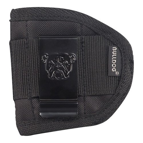 Bulldog Black Small Inside Pants Holster on suunniteltu tarjoamaan mukavuutta ja turvallisuutta, pitäen aseesi helposti saatavilla ja huomaamattomana.