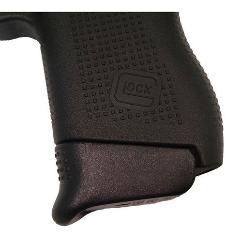 MAG EXT GLOCK 42+1 - Pearce Magazine Extension lisää ampuma-aseesi kapasiteettia yhdellä laukauksella, parantaen käsittelyä ja mukavuutta.