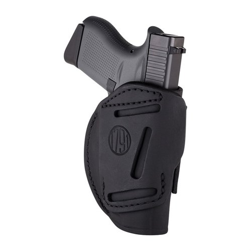 4 Way Holster Stealth Black RH size 5 tarjoaa monipuolisen kantomahdollisuuden, mukautuvan istuvuuden ja tyylikkään mustan muotoilun.