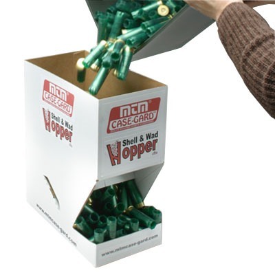 MTM Shell & Wad Hopper Set 500 hullille tai 500 wadsille, täydellinen ratkaisu tehokkaaseen ja järjestelmälliseen ampumatarvikkeiden käsittelyyn.