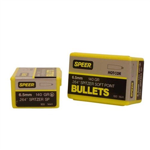 Speer Bullet 6.5mm .263 140gr Sptz SP tarjoaa erinomaisen tarkkuuden ja luotettavan suorituskyvyn, täydellinen valinta vaativille ampujille.