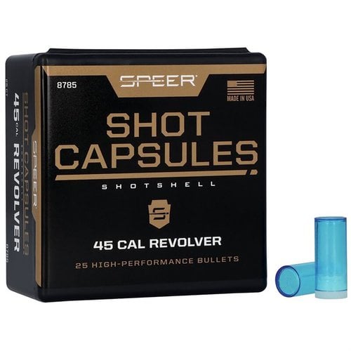 Speer Bullet 45 Empty Shotshell Capsules ovat täydellisiä hylsyjä, jotka tarjoavat luotettavaa suorituskykyä ja monipuolisuutta ammunnassa. 25 kappaleen pakkaus.