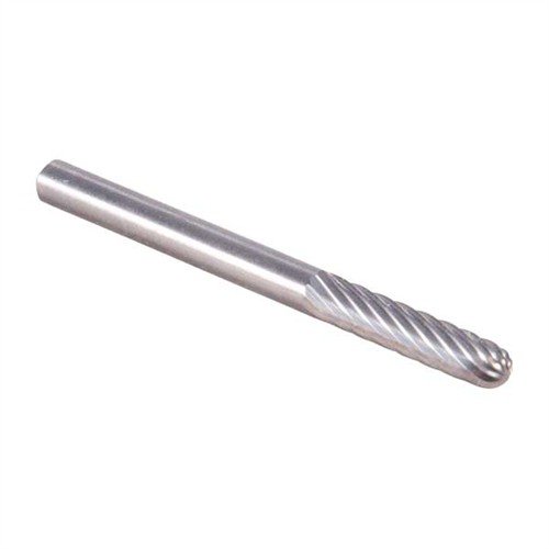 DREMELin CARBIDE CUTTERS, 1/8 CYLINDRICAL RADIUS END CARVING BIT, tarjoaa nopeamman ja kestävämmän leikkauksen kuin korkean nopeuden teräs, täydellinen tarkkuustöihin.