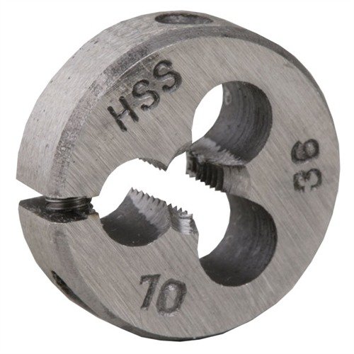 Brownellsin Wire Gauge Carbon Dies tarjoavat kestävää ja tarkkaa ulkoista kierteiden leikkausta, ja ne ovat yhteensopivia standardien die stocksien kanssa.