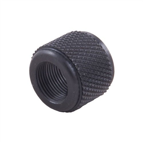 THREAD PROTECTOR 1/2-28 suojaa kierteet vaurioilta ja antaa piipun viimeistellyn ilmeen, helppo kiinnittää tarkasti CNC-koneistetusta teräksesta.