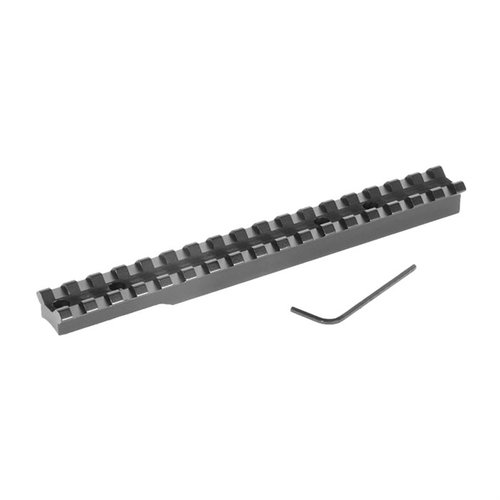 EGW:n 1-kappaleen Picatinny scope mount tarjoaa joustavuutta kiinnityksessä, vähentää massaa ja kestää pitkään anodoinnin ansiosta.