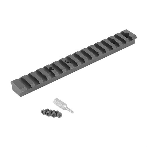 EGW TIKKA T1X HD Picatinny scope mount tarjoaa kestävä ja joustava asennusratkaisu, yhteensopiva Picatinny- ja Weaver-scope-ringien kanssa.