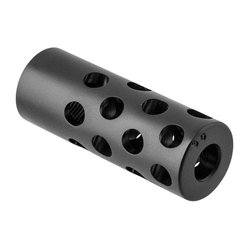 QUIET MUZZLE BRAKE 30 CALIBER ohjataan kaasut ja melu pois ampujasta, vähentää rekyyliä ja piipun nousua, ei vaikuta tarkkuuteen tai nopeuteen.