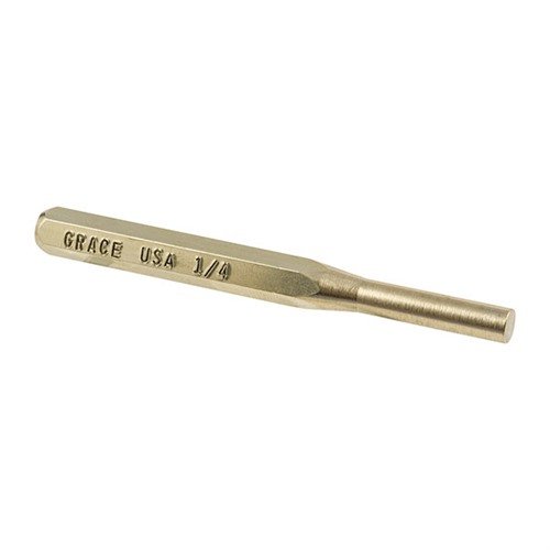 Grace USA Brass Punch Set tarjoaa kestäviä, ei-naarmuttavia työkaluja tarkkuustöihin, sisältäen kahdeksan erikokoista lyöntiä eri sovelluksiin.