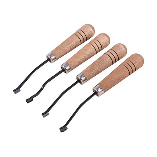 LEADER CHECKERING SET tarjoaa laadukkaat työkalut, kuten 2-Edge Spacer ja V-Edger, jotka mahdollistavat sujuvan ja kestävän leikkauksen eri taitotasoille.