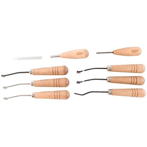 GUNLINE PREMIER CHECKERING SET tarjoaa kaiken tarvittavan checkeringin aloittamiseen, mukaan lukien työkalut, ohjeet ja mallit. Kestävä ja tarkka!