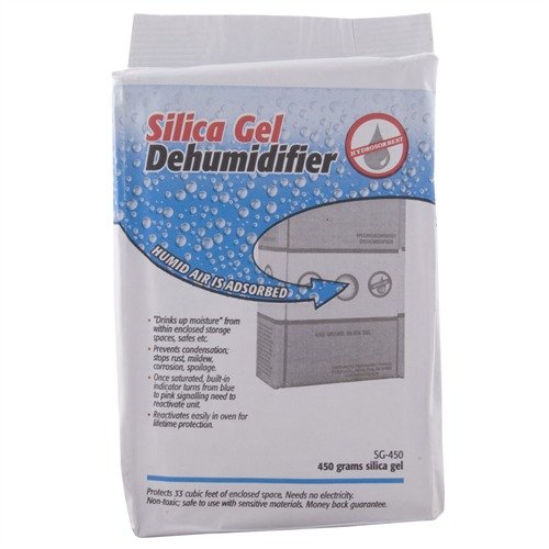 SILICA GEL PAKS - DESICCANT pitää asekaapit ja työkalulaatikot kuivina, estää ruostetta ja vaurioita, ja on uudelleenkäytettävä lämmittämällä.