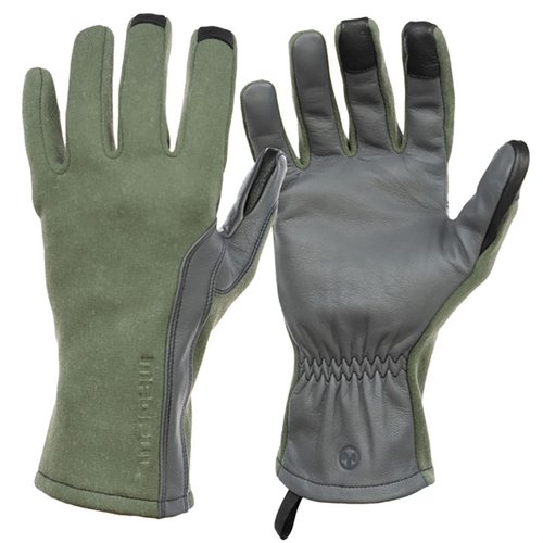 MAGPUL® Flight Glove 2.0 tarjoaa erinomaisen suojan ja tuntuman, sisältäen flash-resistentin Nomexin, Kevlarin ja kolmen sormen kosketusohjausmahdollisuuden.
