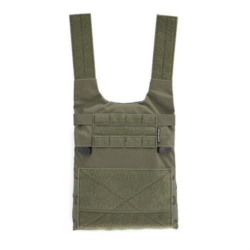 LV-119 O V E R T Front Plate Bag tarjoaa monipuolisen varustelun, MOLLE-kiinnityksen, PTT-tuen ja helpon viestintäkaapeloinnin. Yhteensopiva LV-119 järjestelmän kanssa.