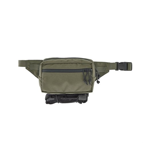 Fanny SACK POUCH MK3 on kätevä, helposti saavutettavissa oleva laukku, jossa on säädettävät elastiset lenkit ja Velcro Insert Suite -yhteensopivuus.