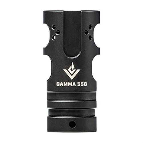 VG6 GAMMA 556 on huipputehokas muzzle brake, joka vähentää rekyyliä ja piipun liikettä, mahdollistaen nopeammat seuranta-ammunnat 10.5-18.5