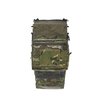ASSAULT BACK PANEL CORE - MULTICAM TROPIC tarjoaa monipuoliset kiinnitysvaihtoehdot, suuren GP-taskun ja nopean pääsyn varusteisiin eri kokoonpanoissa.