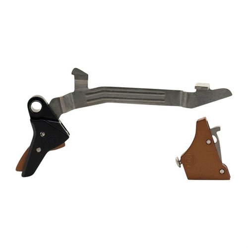 Timney Alpha Trigger parantaa Glock Gen 3/4 -mallien laukaisua, säilyttäen samalla luotettavuuden ja turvallisuuden. Helppo asentaa ja 3 lbs laukaisu.