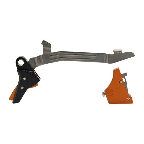 Timney Alpha Trigger parantaa Glock Gen 3/4 -kiväärisi laukaisua 3 lbs:iin, säilyttäen samalla luotettavuuden ja turvallisuuden.