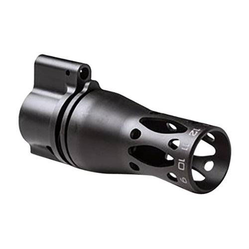 RIFLESPEED™ kaasusäätöjärjestelmä tarjoaa helpon ja tarkan kaasavirran hallinnan, parantaen luotettavuutta, tarkkuutta ja vähentäen rekyyliä.