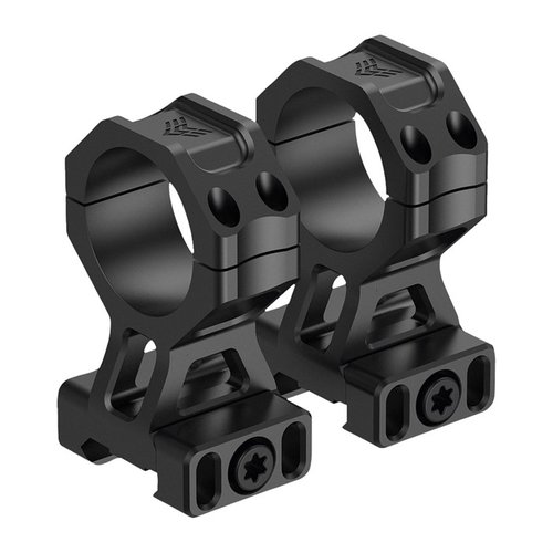 Swampfox Freedom Rings II tarjoavat kevyen ja kestävän kiinnityksen 7075-T6-alumiinista, ilman tarvetta lappaukselle ja mukana liukumatonta materiaalia.