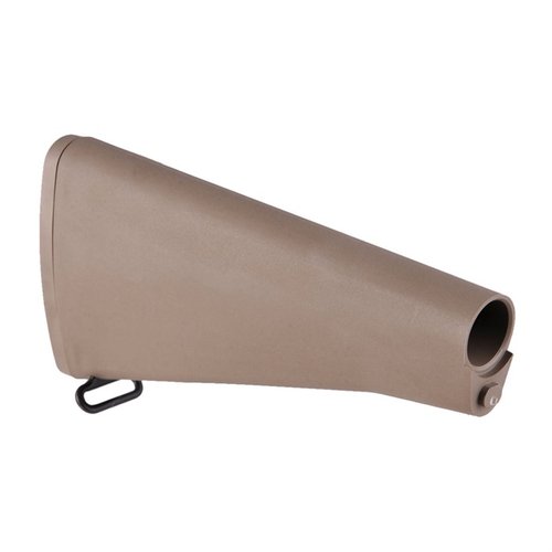 Brownellsin A2 buttstock on laadukas ja foam-filled, sisältää oven, buttplate ja swivel -kokoonpanot. Ei sisällä buffer tubea tai kiinnityskruvia.