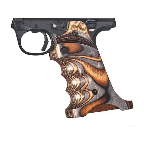 VOLQUARTSENin LAMINATE GRIPS Ruger Mark IV 22/45 tarjoavat mukautetun otteen, joka parantaa tarkkuutta ja hallintaa. Mukana neljä allen-pulttia ja pidennetty patruunapesä.