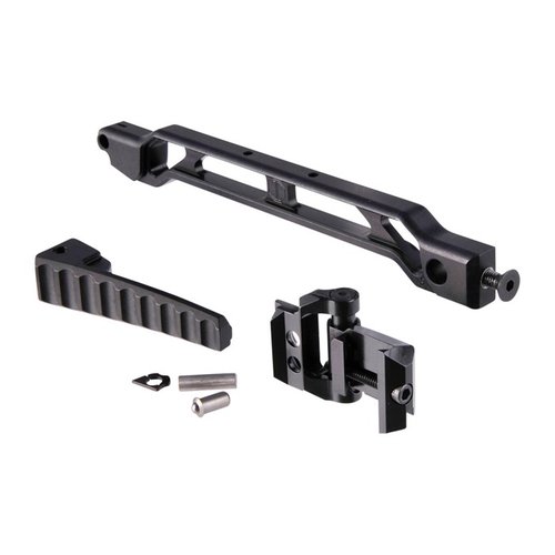 JMAC AB-9R on kevyt ja jäykkä, modulaarinen suunnittelu, jossa on AB-FB Folding Buttplate ja JMac 1913 Folding Mech, integroitu QD Sling Socket.