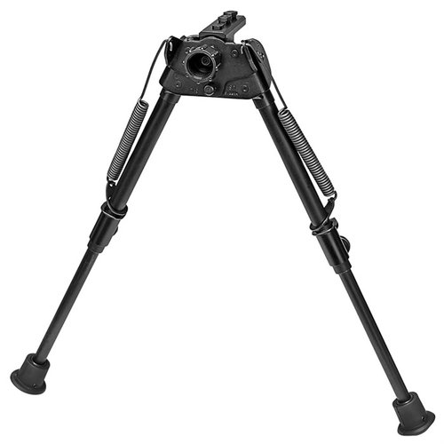 S-L-MLOK BIPOD on ultrakevyt ja kestävä, laajenee 9”-13”, kiinnittyy suoraan Mlok-kahvaan, kallistuu epätasaisessa maastossa ja sisältää sling swivel studin.
