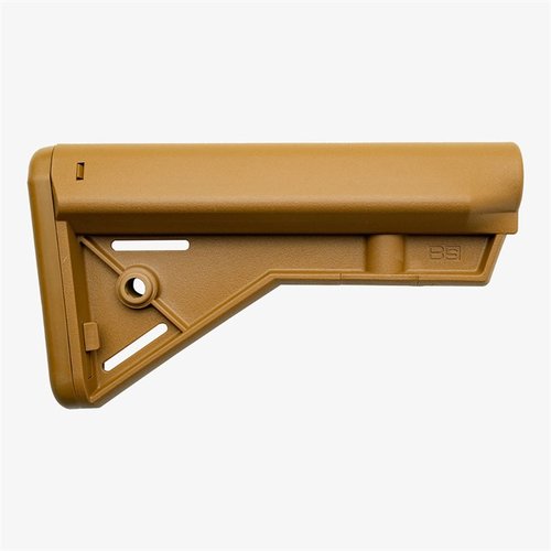B5 Systems Bravo-C kiinteä perä, ergonominen cheek weld, anti-rotational QD sling mount, liukumaton pehmustettu buttpad, valmistettu Mil-Spec materiaaleista.